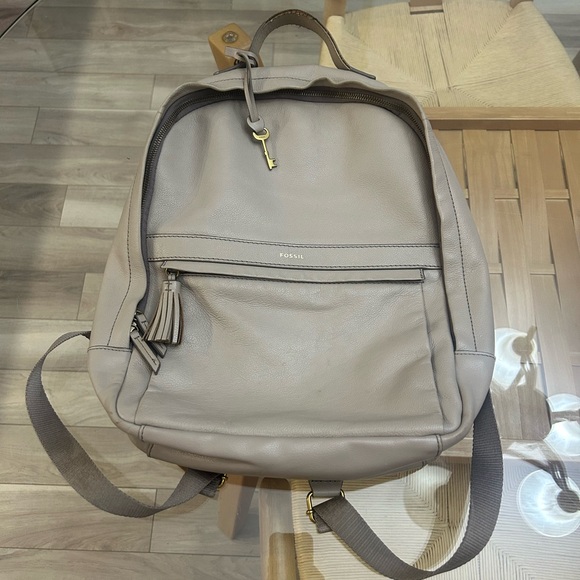 Fossil Leather Backpack - Picture 1 of 14